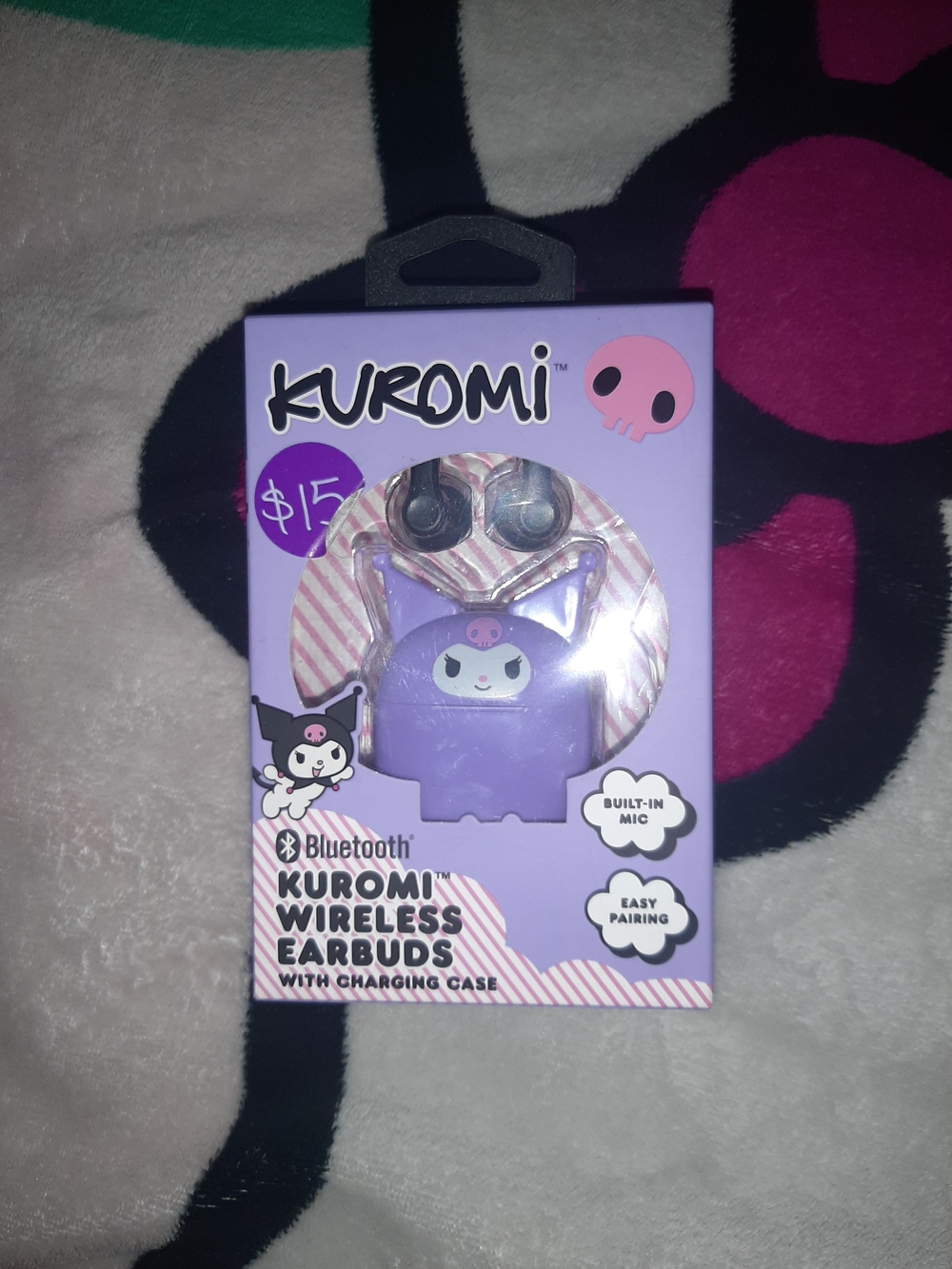 Sanrio Kuromi Wireless Earbuds - Lavender Purple